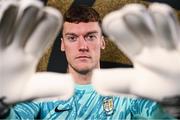 17 February 2025; Goalkeeper Matthew Connor during an Athlone Town squad portraits session at Athlone Town Stadium in Lissywollen, Westmeath. Photo by Piaras Ó Mídheach/Sportsfile