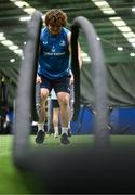 18 February 2025; Alex Usanov during a Leinster Rugby gym session DKIT Sport in Dundalk, Louth. Photo by Ramsey Cardy/Sportsfile
