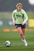 18 February 2025; Jess Fitzgerald during a Republic of Ireland women's training session at the FAI National Training Centre in Abbotstown, Dublin. Photo by Stephen McCarthy/Sportsfile