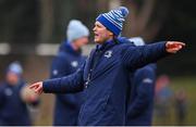 18 February 2025; Assistant coach Tyler Bleyendaal during a Leinster Rugby open training session at Dundalk Rugby Club in Dundalk, Louth. Photo by Ramsey Cardy/Sportsfile