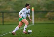 19 February 2025; Melissa O'Kane of Republic of Ireland Women's Development Team during a match between Repubic of Ireland Women's Development Team and Republic of Ireland Women's U19's at the FAI National Training Centre in Abbotstown, Dublin. Photo by Stephen McCarthy/Sportsfile