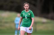 19 February 2025; Jess Fitzgerald of Republic of Ireland U19's during a match between Repubic of Ireland Women's Development Team and Republic of Ireland Women's U19's at the FAI National Training Centre in Abbotstown, Dublin. Photo by Stephen McCarthy/Sportsfile