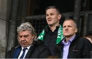 20 February 2025; Former Leinster and Ireland rugby international Jonathan Sexton in attendance during the UEFA Conference League knockout phase play-off second leg match between Shamrock Rovers and Molde at Tallaght Stadium in Dublin. Photo by Stephen McCarthy/Sportsfile