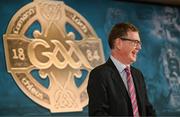 21 February 2025; Ard Stiúrthóir of the GAA Tom Ryan during day one of the GAA Congress at The Abbey Hotel in Donegal. Photo by Ramsey Cardy/Sportsfile