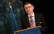 21 February 2025; Ard Stiúrthóir of the GAA Tom Ryan during day one of the GAA Congress at The Abbey Hotel in Donegal. Photo by Ramsey Cardy/Sportsfile