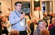22 February 2025; Offaly GAA chairman Michael Duignan during day two of the GAA Congress at The Abbey Hotel in Donegal. Photo by Ramsey Cardy/Sportsfile