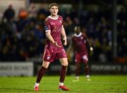 21 February 2025; Cian Byrne of Galway United during the SSE Airtricity Men's Premier Division match between Galway United and St Patrick's Athletic at Eamonn Deacy Park in Galway. Photo by Piaras Ó Mídheach/Sportsfile