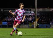 21 February 2025; Darragh Markey of Drogheda United during the SSE Airtricity Men's Premier Division match between Drogheda United and Sligo Rovers at Sullivan & Lambe Park in Drogheda, Louth. Photo by Thomas Flinkow/Sportsfile