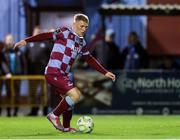 21 February 2025; Josh Thomas of Drogheda United during the SSE Airtricity Men's Premier Division match between Drogheda United and Sligo Rovers at Sullivan & Lambe Park in Drogheda, Louth. Photo by Thomas Flinkow/Sportsfile