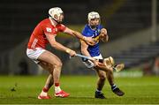 22 February 2025; Craig Morgan of Tipperary is tackled by TTim O’Mahony of Cork during the Allianz Hurling League Division 1A match between Tipperary and Cork at FBD Semple Stadium in Thurles, Tipperary. Photo by Brendan Moran/Sportsfile
