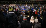 22 February 2025; Player of the match Ronan Maher of Tipperary is interviewed by Darragh Maloney of RTÉ after the Allianz Hurling League Division 1A match between Tipperary and Cork at FBD Semple Stadium in Thurles, Tipperary. Photo by Brendan Moran/Sportsfile