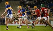 22 February 2025; Jake Morris of Tipperary has his jersey pulled by Micheál Mullins of Cork during the Allianz Hurling League Division 1A match between Tipperary and Cork at FBD Semple Stadium in Thurles, Tipperary. Photo by Brendan Moran/Sportsfile