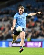 22 February 2025; Seán Bugler of Dublin during the Allianz Football League Division 1 match between Dublin and Derry at Croke Park in Dublin. Photo by Daire Brennan/Sportsfile