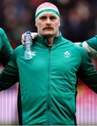 23 February 2025; Oli Jager of Ireland before the representative fixture rugby union match between England A and Ireland A at Ashton Gate in Bristol, England. Photo by Harry Murphy/Sportsfile
