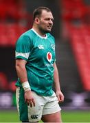 23 February 2025; Jack Aungier of Ireland during the representative fixture rugby union match between England A and Ireland A at Ashton Gate in Bristol, England. Photo by Harry Murphy/Sportsfile