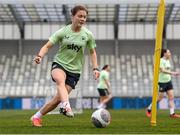 24 February 2025; Emily Murphy during a Republic of Ireland women's training session at Bonifika Stadium in Koper, Slovenia. Photo by Stephen McCarthy/Sportsfile