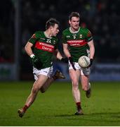 22 February 2025; Matthew Ruane of Mayo during the Allianz Football League Division 1 match between Armagh and Mayo at the BOX-IT Athletic Grounds in Armagh. Photo by David Fitzgerald/Sportsfile