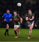 22 February 2025; Matthew Ruane of Mayo during the Allianz Football League Division 1 match between Armagh and Mayo at the BOX-IT Athletic Grounds in Armagh. Photo by David Fitzgerald/Sportsfile