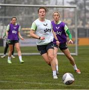 24 February 2025; Emily Murphy during a Republic of Ireland women's training session at Bonifika Stadium in Koper, Slovenia. Photo by Stephen McCarthy/Sportsfile