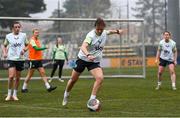 24 February 2025; Emily Murphy during a Republic of Ireland women's training session at Bonifika Stadium in Koper, Slovenia. Photo by Stephen McCarthy/Sportsfile