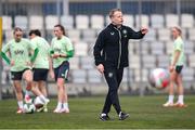 24 February 2025; Assistant head coach Alan Mahon during a Republic of Ireland women's training session at Bonifika Stadium in Koper, Slovenia. Photo by Stephen McCarthy/Sportsfile