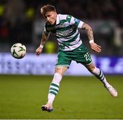 20 February 2025; Danny Grant of Shamrock Rovers during the UEFA Conference League knockout phase play-off second leg match between Shamrock Rovers and Molde at Tallaght Stadium in Dublin. Photo by David Fitzgerald/Sportsfile Photo by David Fitzgerald/Sportsfile