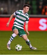 20 February 2025; Josh Honohan of Shamrock Rovers during the UEFA Conference League knockout phase play-off second leg match between Shamrock Rovers and Molde at Tallaght Stadium in Dublin. Photo by David Fitzgerald/Sportsfile Photo by David Fitzgerald/Sportsfile