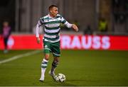 20 February 2025; Graham Burke of Shamrock Rovers during the UEFA Conference League knockout phase play-off second leg match between Shamrock Rovers and Molde at Tallaght Stadium in Dublin. Photo by David Fitzgerald/Sportsfile Photo by David Fitzgerald/Sportsfile