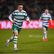 20 February 2025; Aaron McEneff of Shamrock Rovers during the UEFA Conference League knockout phase play-off second leg match between Shamrock Rovers and Molde at Tallaght Stadium in Dublin. Photo by David Fitzgerald/Sportsfile Photo by David Fitzgerald/Sportsfile