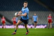22 February 2025; Tom Lahiff of Dublin during the Allianz Football League Division 1 match between Dublin and Derry at Croke Park in Dublin. Photo by Piaras Ó Mídheach/Sportsfile