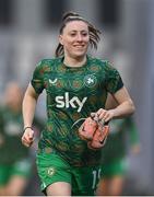 25 February 2025; Lucy Quinn of Republic of Ireland before the UEFA Women's Nations League B match between Slovenia and Republic of Ireland at Bonifika Stadium in Koper, Slovenia. Photo by Stephen McCarthy/Sportsfile