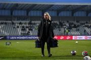 25 February 2025; Republic of Ireland masseuse Debbie Lester before the UEFA Women's Nations League B match between Slovenia and Republic of Ireland at Bonifika Stadium in Koper, Slovenia. Photo by Stephen McCarthy/Sportsfile