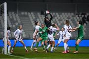 25 February 2025; Slovenia goalkeeper Zala Mersnik during the UEFA Women's Nations League B match between Slovenia and Republic of Ireland at Bonifika Stadium in Koper, Slovenia. Photo by Stephen McCarthy/Sportsfile