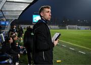 25 February 2025; Republic of Ireland performance analyst Jackson Huxley before the UEFA Women's Nations League B match between Slovenia and Republic of Ireland at Bonifika Stadium in Koper, Slovenia. Photo by Stephen McCarthy/Sportsfile