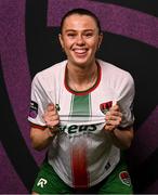 25 February 2025; Eva Mangan during a Cork City squad portraits session at Bishopstown Stadium in Cork. Photo by Brendan Moran/Sportsfile
