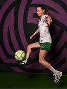 25 February 2025; Eva Mangan during a Cork City squad portraits session at Bishopstown Stadium in Cork. Photo by Brendan Moran/Sportsfile
