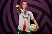 25 February 2025; Eva Mangan during a Cork City squad portraits session at Bishopstown Stadium in Cork. Photo by Brendan Moran/Sportsfile