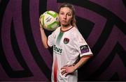 25 February 2025; Colleen Kennedy O’Connell during a Cork City squad portraits session at Bishopstown Stadium in Cork. Photo by Brendan Moran/Sportsfile