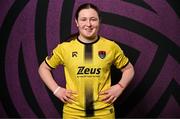 25 February 2025; Clodagh Fitzgerald during a Cork City squad portraits session at Bishopstown Stadium in Cork. Photo by Brendan Moran/Sportsfile