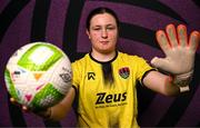 25 February 2025; Clodagh Fitzgerald during a Cork City squad portraits session at Bishopstown Stadium in Cork. Photo by Brendan Moran/Sportsfile