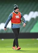 27 February 2025; Forwards coach Paul O'Connell during an Ireland Rugby open training session at the Aviva Stadium in Dublin. Photo by Seb Daly/Sportsfile