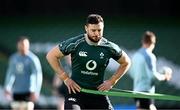 27 February 2025; Robbie Henshaw during an Ireland Rugby open training session at the Aviva Stadium in Dublin. Photo by Seb Daly/Sportsfile