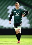 27 February 2025; Gavin Coombes during an Ireland Rugby open training session at the Aviva Stadium in Dublin. Photo by Seb Daly/Sportsfile