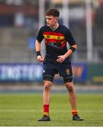 26 February 2025; Matt Smullen of Temple Carrig School during the Bank of Ireland Leinster Rugby Boys Schools Vinnie Murray Cup final match between Temple Carrig School and Presentation College, Bray at Energia Park in Dublin. Photo by Shauna Clinton/Sportsfile