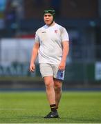 26 February 2025; Sean Gillespie of Presentation College, Bray during the Bank of Ireland Leinster Rugby Boys Schools Vinnie Murray Cup final match between Temple Carrig School and Presentation College, Bray at Energia Park in Dublin. Photo by Shauna Clinton/Sportsfile