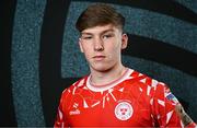27 February 2025; James Roche during a Shelbourne squad portraits session at Tolka Park in Dublin. Photo by Seb Daly/Sportsfile