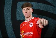 27 February 2025; James Roche during a Shelbourne squad portraits session at Tolka Park in Dublin. Photo by Seb Daly/Sportsfile