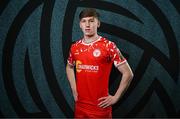27 February 2025; James Roche during a Shelbourne squad portraits session at Tolka Park in Dublin. Photo by Seb Daly/Sportsfile