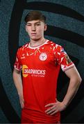 27 February 2025; James Roche during a Shelbourne squad portraits session at Tolka Park in Dublin. Photo by Seb Daly/Sportsfile