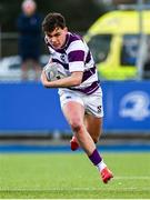 27 February 2025; Tom English of Clongowes Wood College during the Bank of Ireland Leinster Rugby Boys Schools Junior Cup second round match between Clongowes Wood College and Newbridge College at Energia Park in Dublin. Photo by Shauna Clinton/Sportsfile